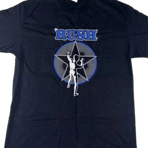 Rush Black Graphic T-Shirt